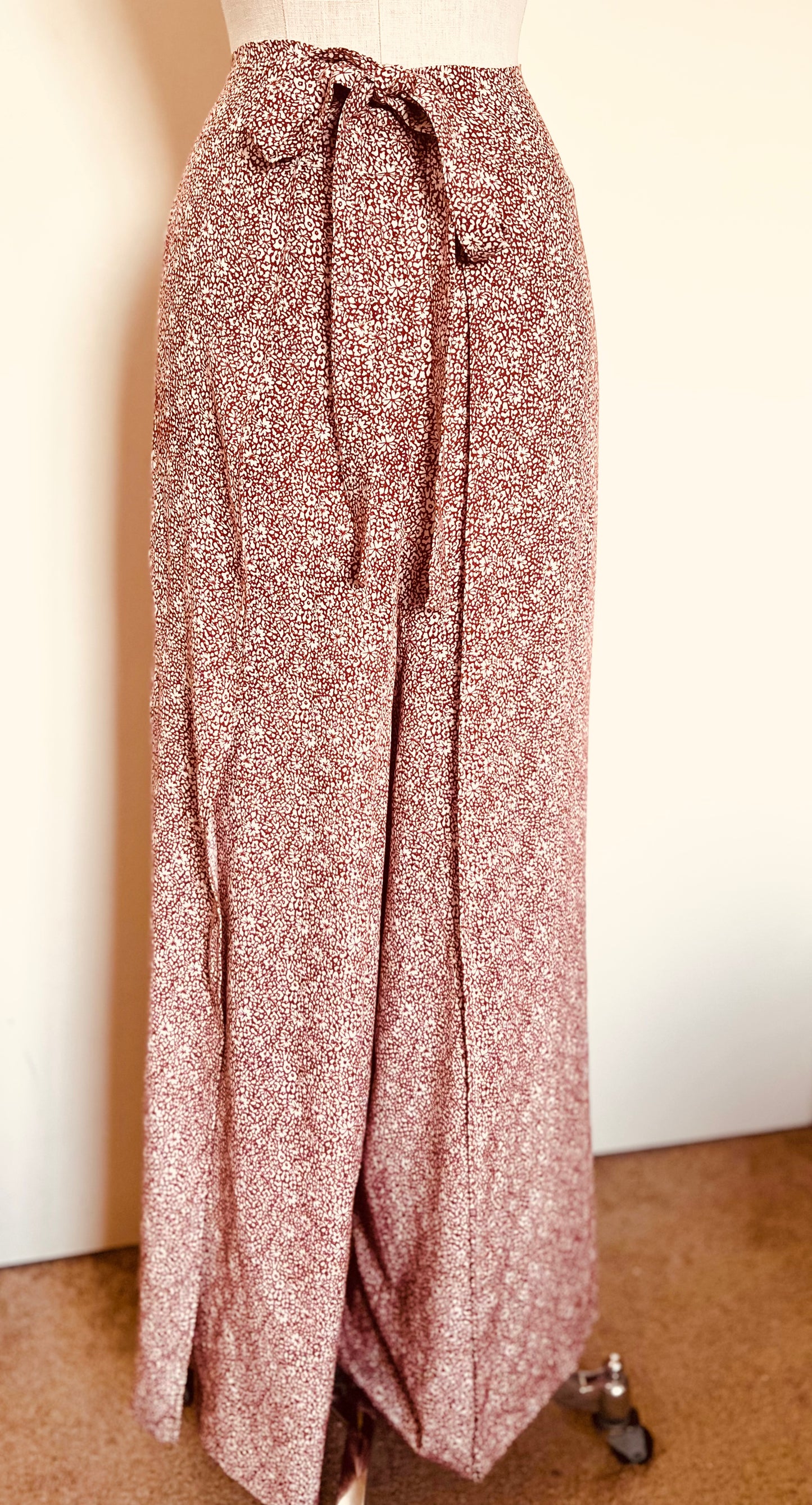 Sunset flowers Wrap Pants